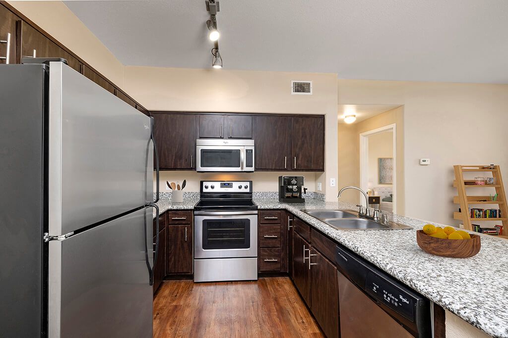Kitchen at Campana Crown Valley Apartments in Mission Viejo CA